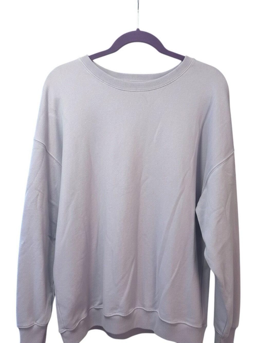 Hollister Light Gray Crewneck Sweatshirt